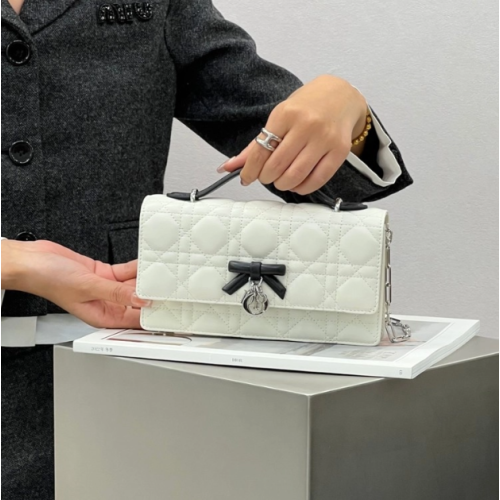 마이 디올 백 미니 화이트