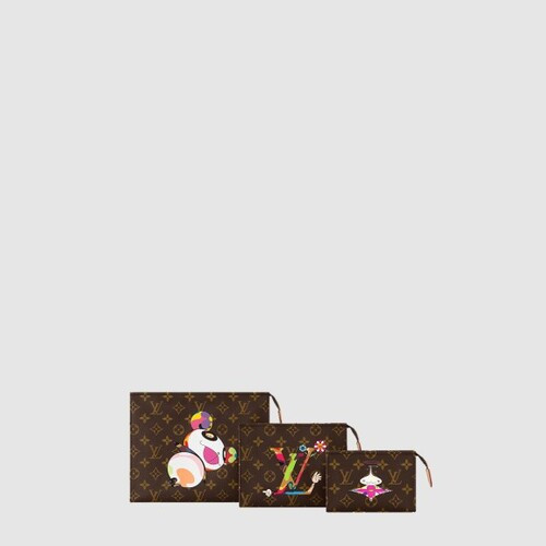 LV x TM 트리오 토일레트리 파우치 M13762