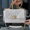 19백 플랩백 미듐 금장 AS1160
