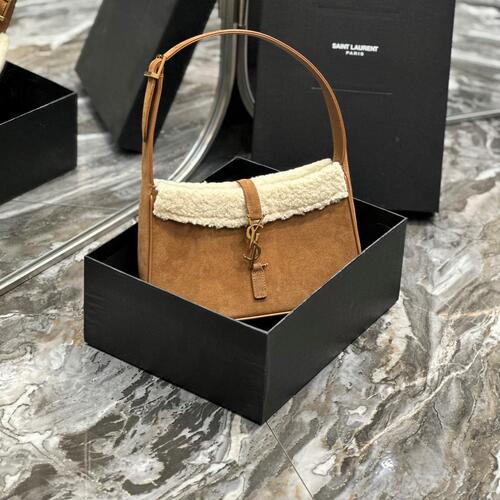 양털 호보 숄더백