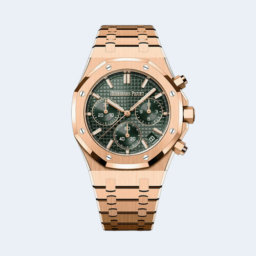 로얄오크 크로노그래프 블랙다이얼 41mm