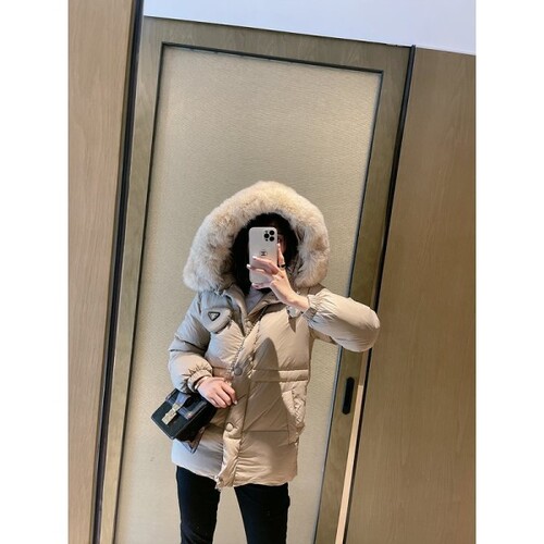 리나일론 코요테 퍼 패딩 2COLOR