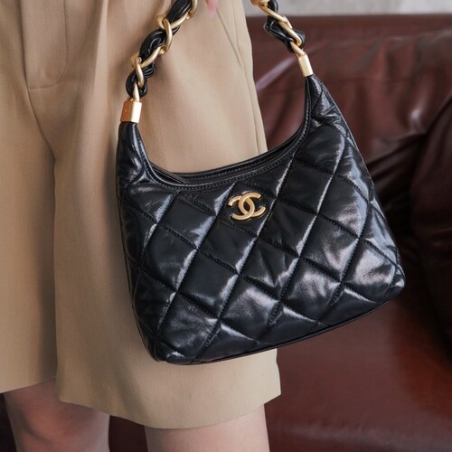 25 cc 체인 램스킨 호보백 스몰