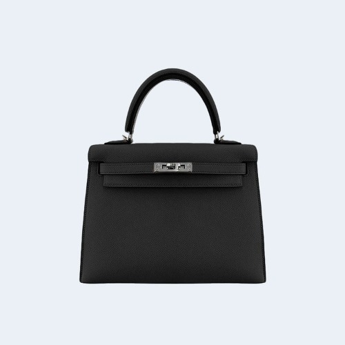 켈리백 25 Noir epsom 백
